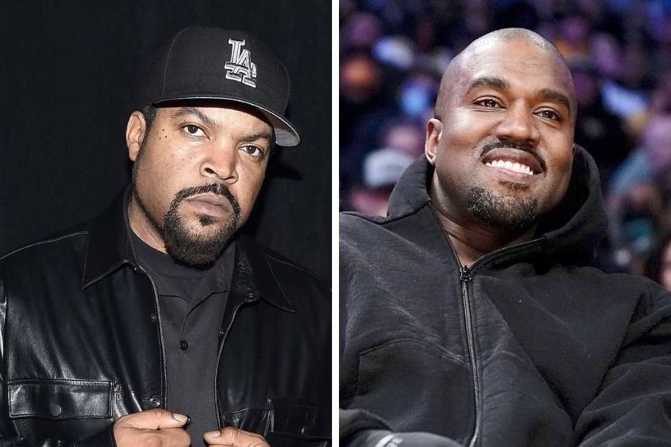 Kanye West y Ice Cube fueron vistos dándose un abrazo en Los Ángeles, lo que da a entender que ya dejaron atrás su controversia antisemita.