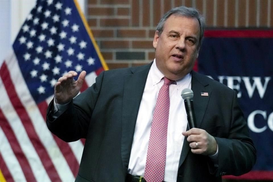 El ex Gobernador de Nueva Jersey Chris Christie presentó su candidatura para competir con los republicanos por la carrera para la Casa Blanca en 2024.