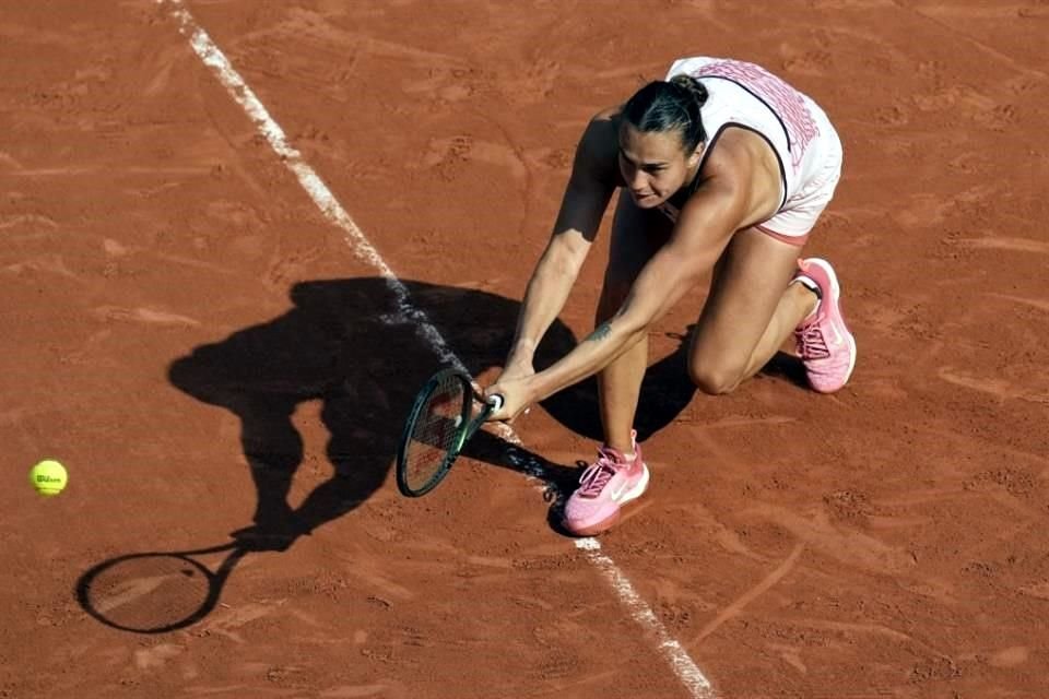 Aryna Sabalenka sufrió su primera derrota en un Grand Slam este año.