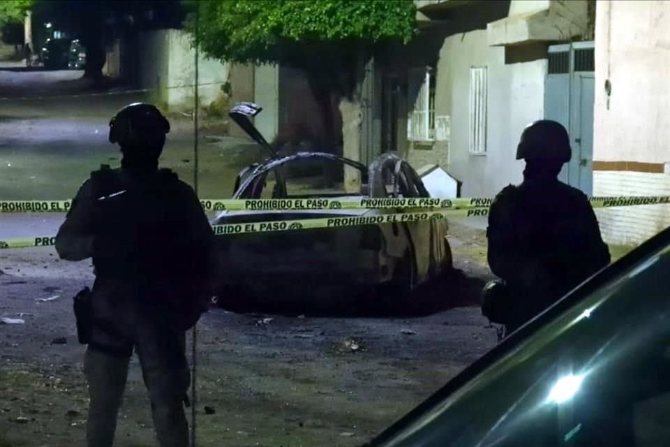 El 'coche bomba' explotó en la localidad de El Sauz de Villaseñor, en Celaya Guanajuato.
