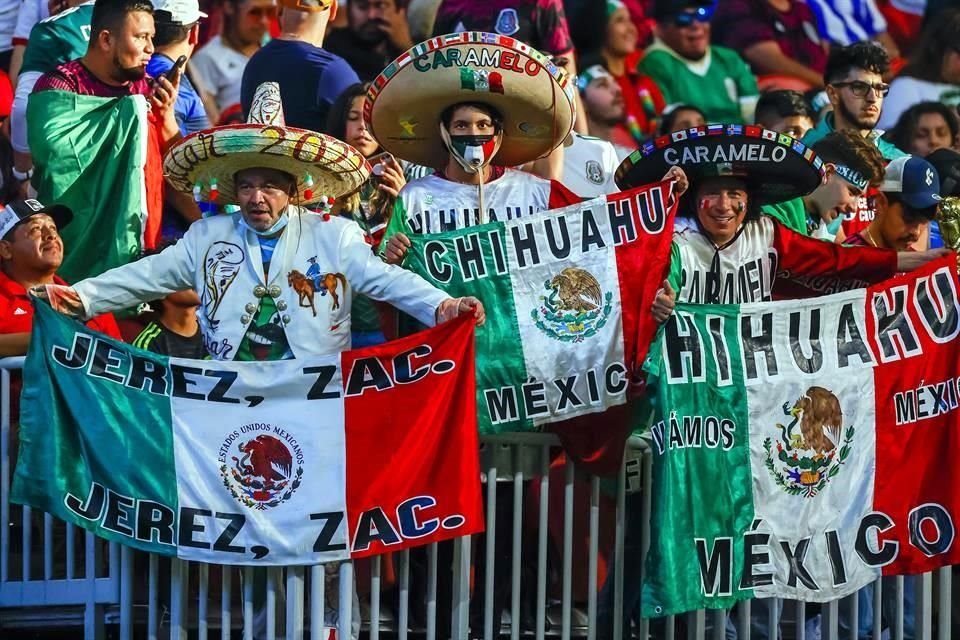 La afición mexicana cumplió, como siempre.