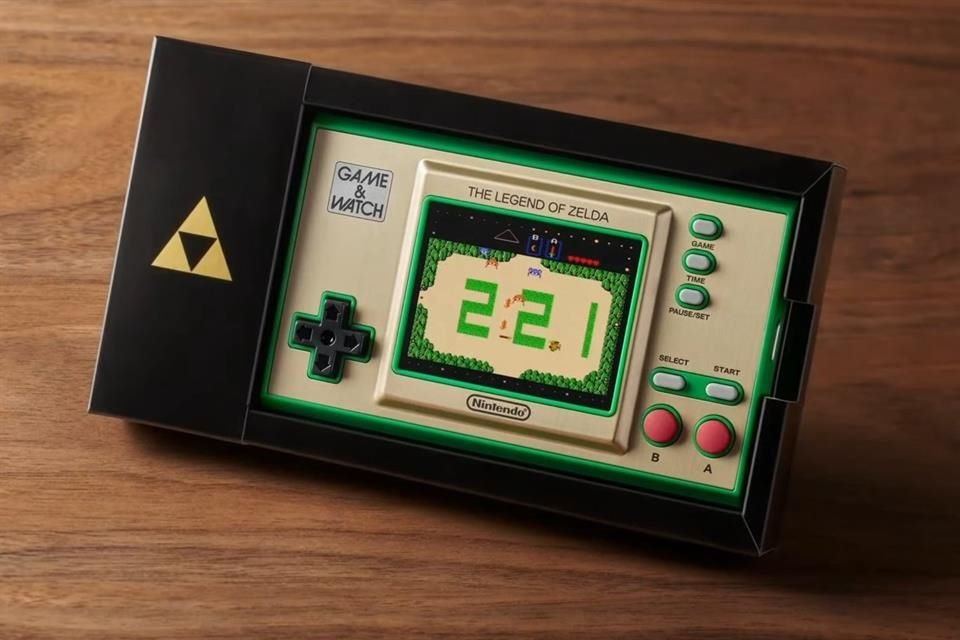 El Game and Watch de The Legend of Zelda mostrará reloj con fondos interactivos.