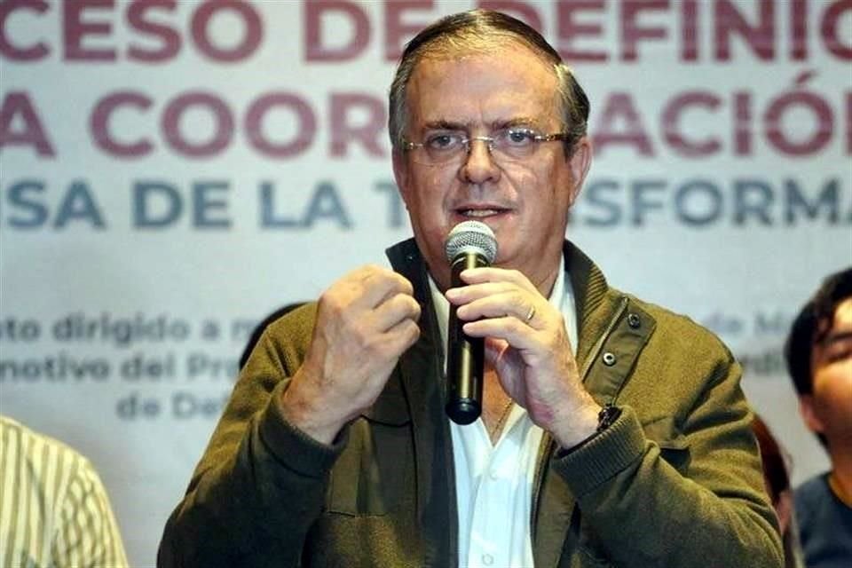 Marcelo Ebrard denunció incidencias en el conteo de encuestas, por lo que abandonó el proceso.