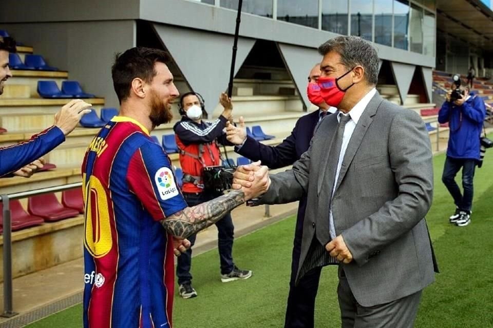 Laporta confía en la renovación de Messi se dará.