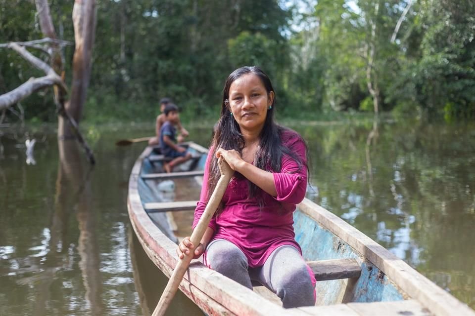 Liz Chicaje Churay, líder indígena de Perú, recibió un Premio Goldman por su defensa de la Amazonia en contra de la tala ilegal.