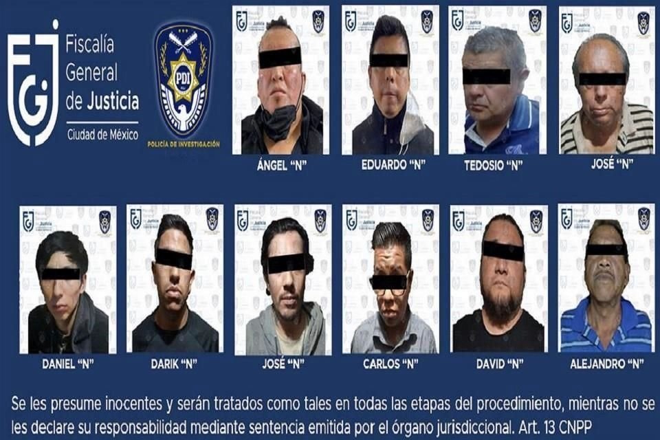 La FGJ cumplimentó órdenes de cateo en Cuauhtémoc, Tlalpan y Miguel Hidalgo, que derivaron en el aseguramiento de mariguana y cocaína y la detención de 10 hombres.
