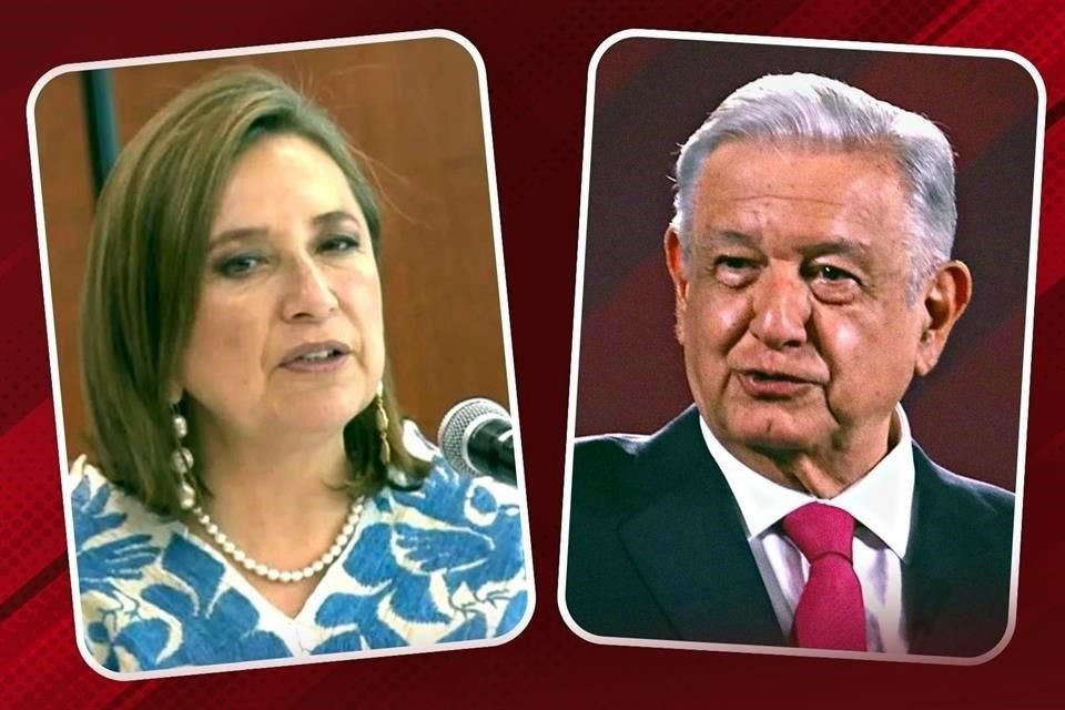 AMLO exige al Tribunal Electoral revertir resolución acerca de dichos sobre Xóchitl Gálvez.