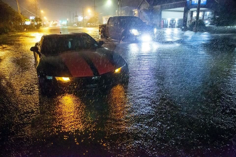 La tormenta causó inundaciones en Luisiana.