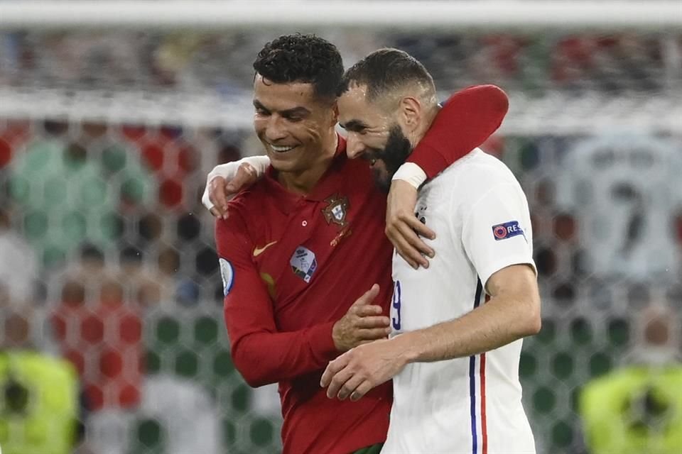 Ronaldo y Benzema marcaron para sus equipos.