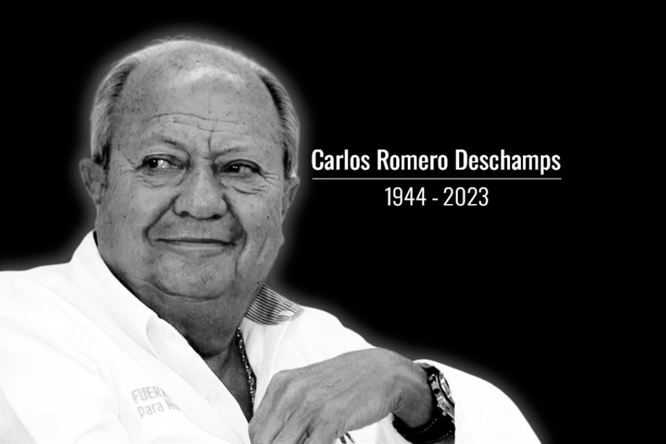 Carlos Romero Deschamps, ex líder del Sindicato de Pemex, falleció este jueves.