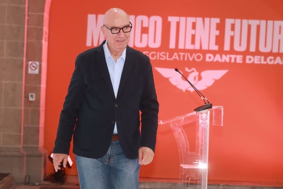 Dante Delgado dijo que Marcelo Ebrard sería opción ciudadana externa para candidatura de MC en elecciones presidenciales de 2024.