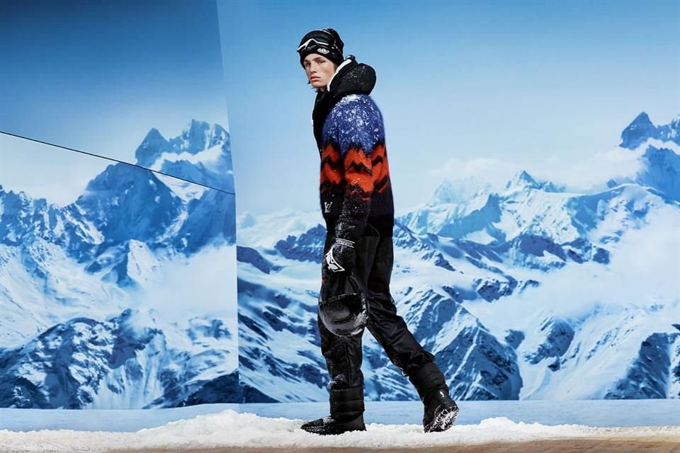 Muestra Louis Vuitton su nueva colección de esquí