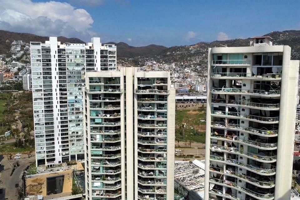 El huracán 'Otis' daño más de 220 mil viviendas y 80 por ciento de los hoteles de la zona costera de Acapulco.