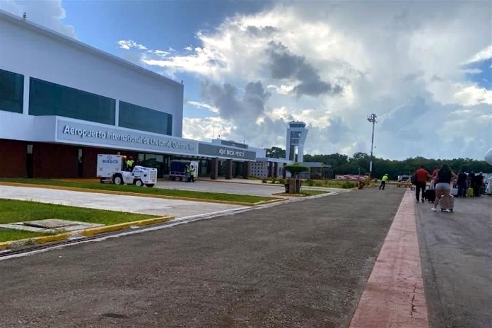 El aeropuerto de Campeche.
