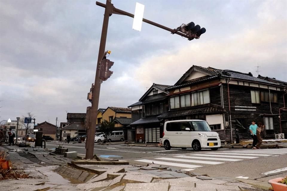 Daños provocados por los terremotos en Japón el 1 de enero.