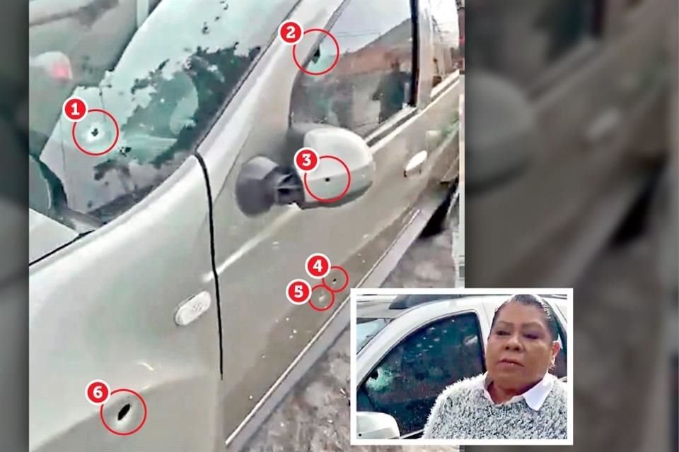 La diputada priista Guadalupe Barrón denunció amenazas y su vehículo fue baleado afuera de su domicilio en Cuajimalpa.