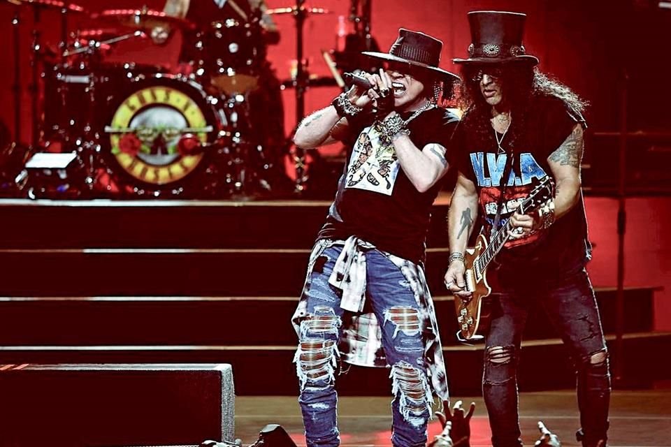 Axl Rose y Slash tocarán en octubre en Mérida, Yucatán.