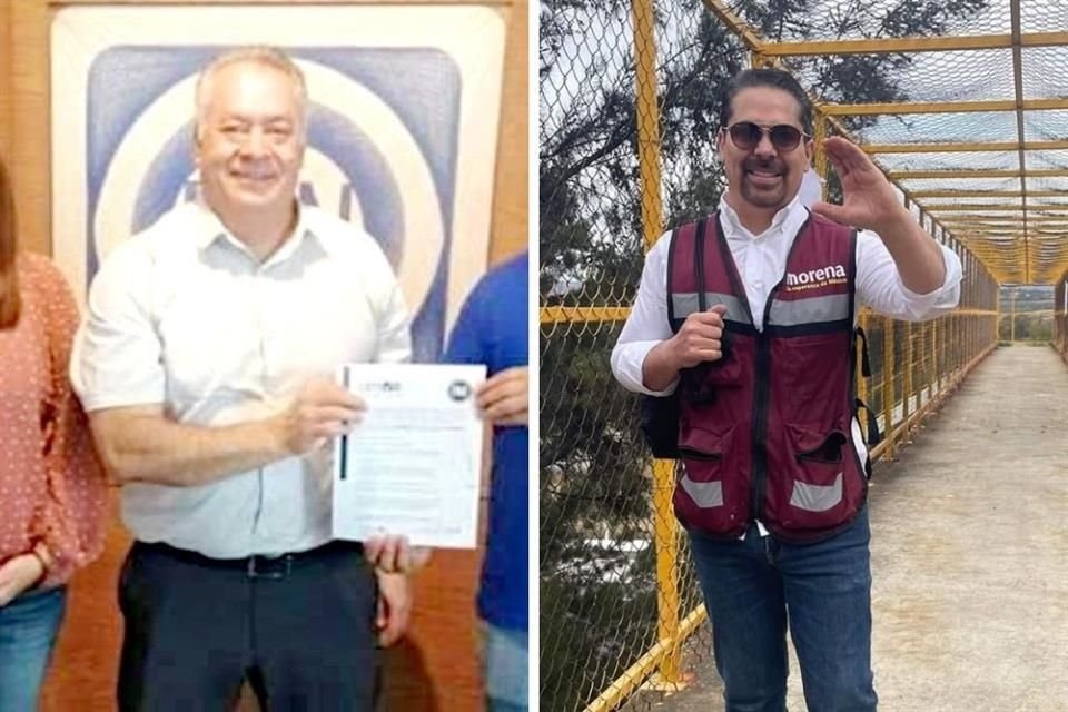 Armando Pérez (IZQ) y Miguel Ángel Reyes Zavala (DER), candidatos a la Alcaldía de Maravatío fueron asesinados ayer.