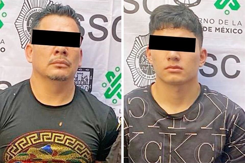 Carlos Antonio 'N', (izquierda) es presunto líder de extorsionadores, mientras que Johan 'N' (derecha) también es miembro de la organización criminal.