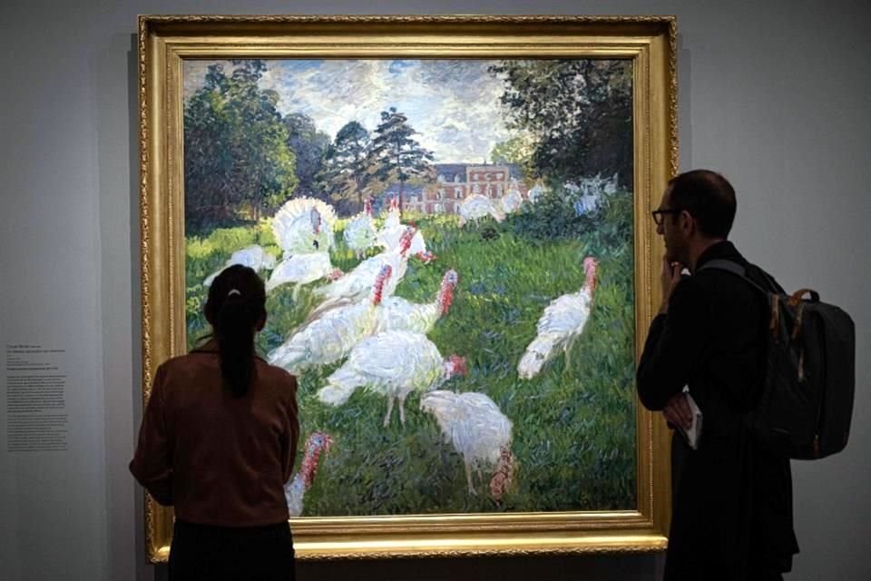 La exposición en el Museo de Orsay reúne la obra de artistas como Claude Monet, uno de los artistas 'rebeldes'. De él se exhibe 'Los pavos (1876)'.