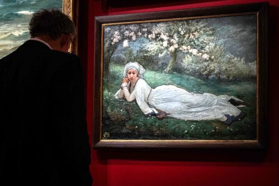 Los impresionistas defendieron la pintura al aire libre. En la imagen 'Margarita (1874), de Marie Branquemond.