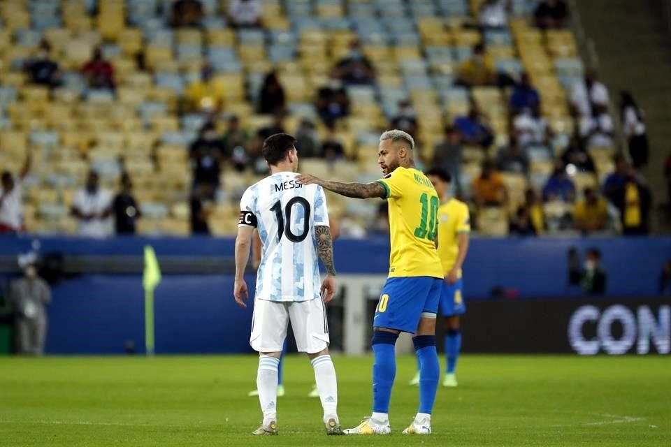 Messi y Neymar se reencontraron.