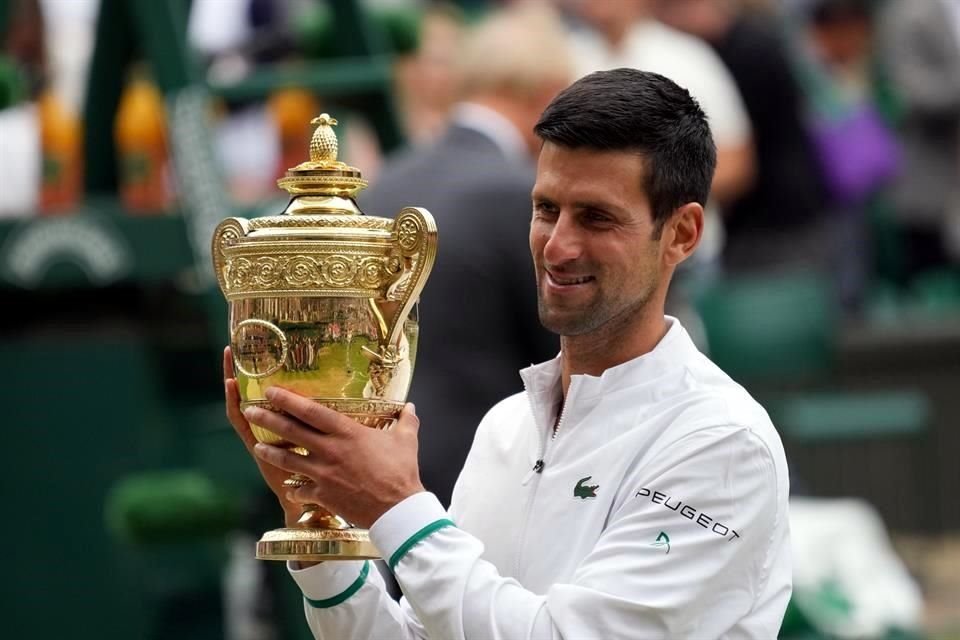 Este fue el sexto título de Wimbledon para Novak Djokovic.
