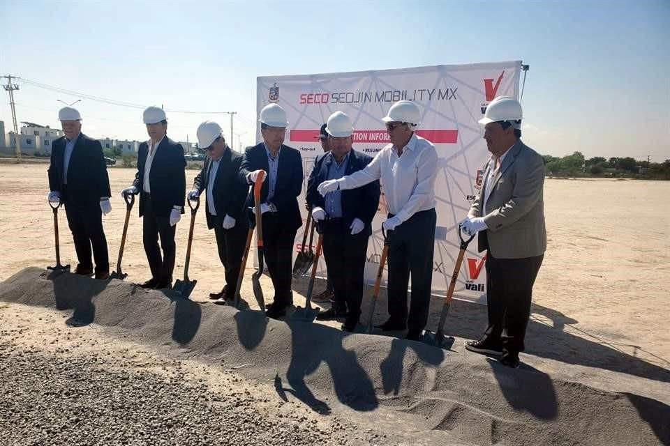Seojin Mobility arrancó los trabajos de construcción de su primera planta en México, que se ubicará en Escobedo, NL.