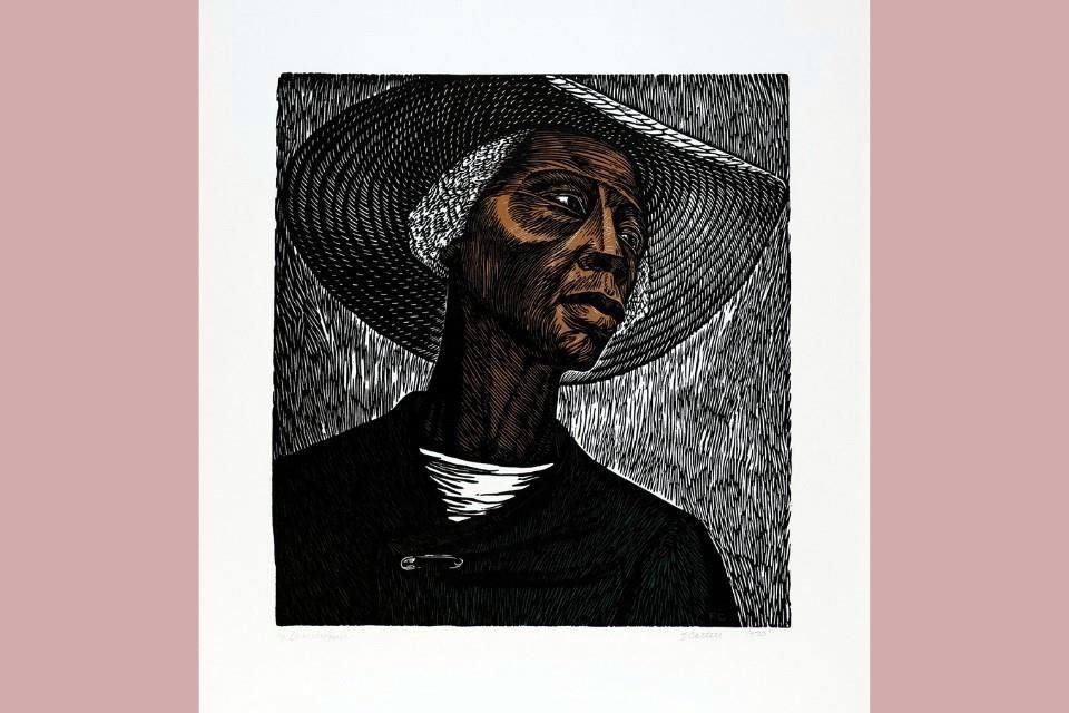 La muestra recoge piezas icónicas de Elizabeth Catlett como 'Sharecropper (Aparcera, 1970)', ejemplo de la determinación de la artista por mostrar la opresión de las mujeres negras en el sur de EU.