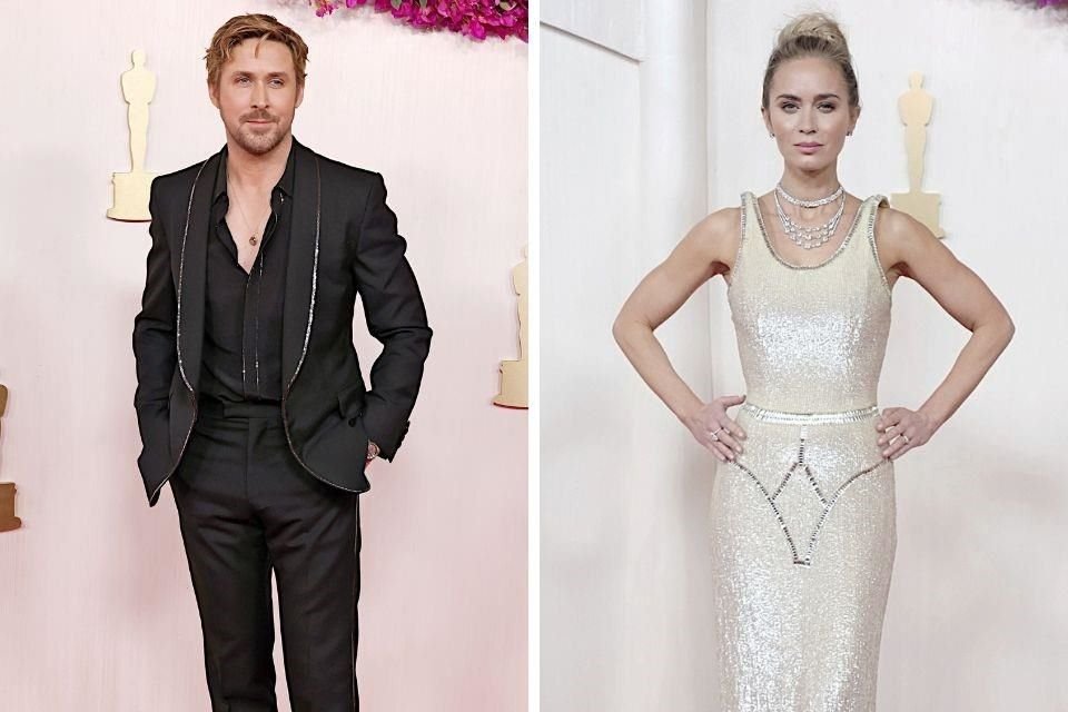 Ryan Gosling y Emily Blunt gozan su fama y su carrera con la compañía de sus hijos durante rodajes y hasta en las ceremonias de premiación.