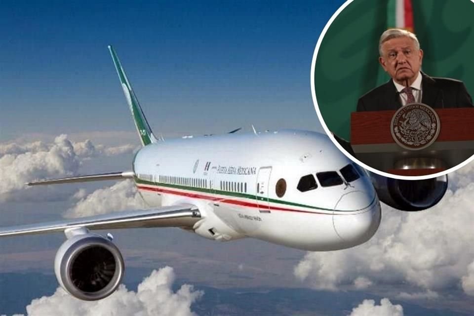 El Mandatario federal ofreció el avión presidencial a Aeroméxico.