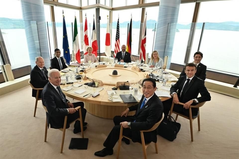 El G7 está formado por Italia, Estados Unidos, Canadá, el Reino Unido, Francia, Alemania y Japón.