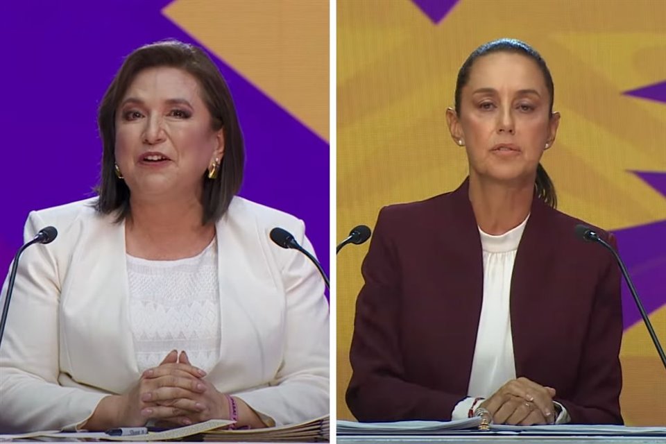 A través de representantes, las candidatas Gálvez y Sheinbaum propusieron a INE ajustes en formato de segundo debate.