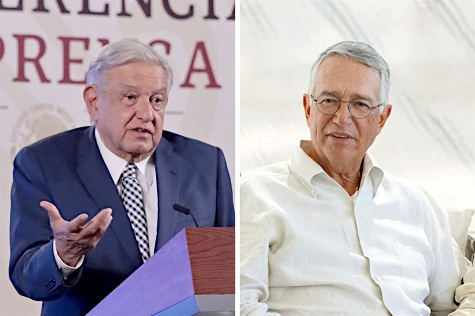 El Presidente Andrés Manuel López Obrador arrancó su mañanera con críticas al empresario, a quien dedicó 37 minutos.