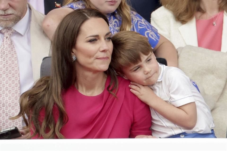 La Princesa Catalina, en tratamiento por cáncer, publicó en redes sociales una fotografía de su hijo Luis, por su cumpleaños seis.