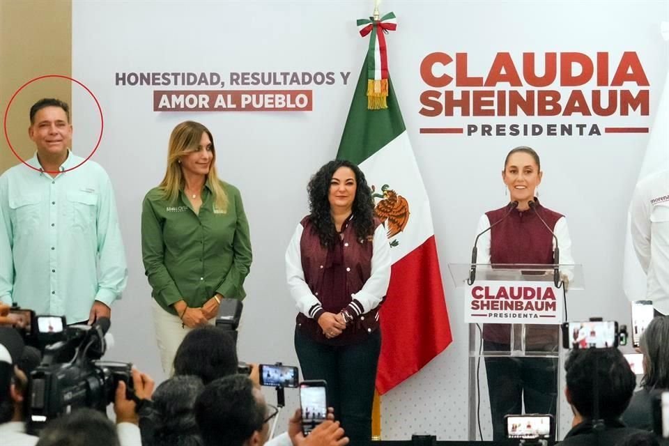 La morenista Claudia Sheinbaum defendió la incorporación de Eugenio Hernández a la campaña 2024.