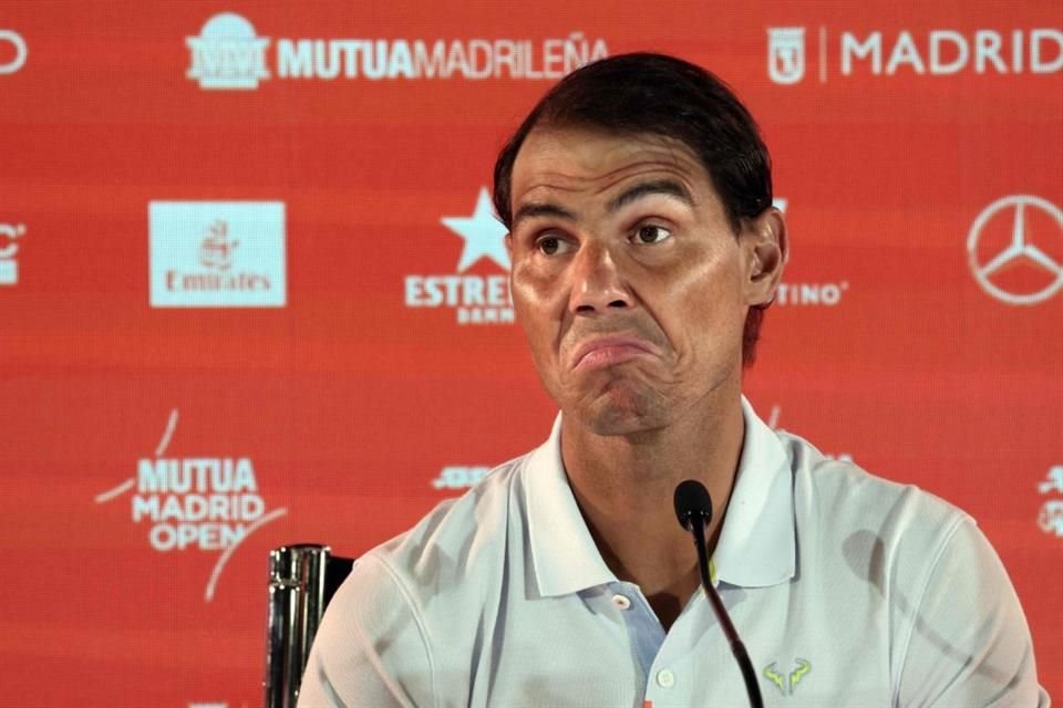 Rafael Nadal fue muy sincero al decir que difícilmente llegará en buenas condiciones a Madrid, lo que pone en duda su asistencia a París.