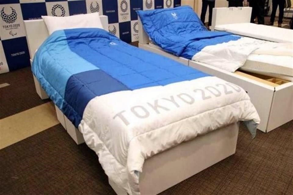 Las camas se podrán reciclar una vez terminados los Juegos Olímpicos.