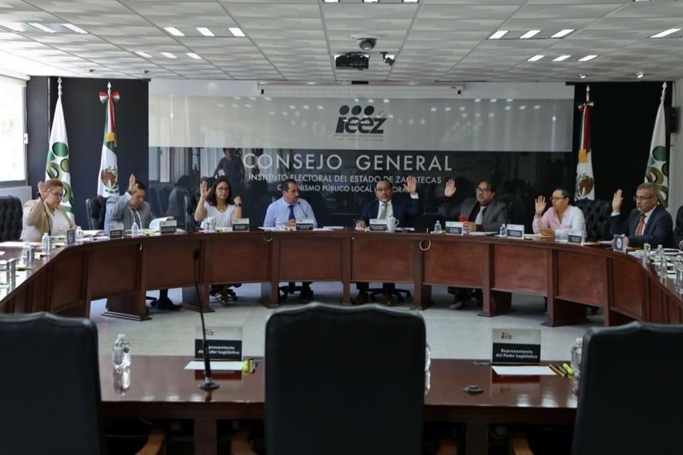 Consejo General del Instituto Electoral del Estado de Zacatecas (IEEZ).