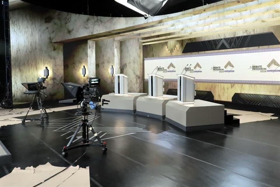 El segundo debate presidencial entre Claudia Sheinbaum, Xóchitl Gálvez y Jorge Álvarez Máynez se llevará a cabo este domingo en los Estudios Churubusco.