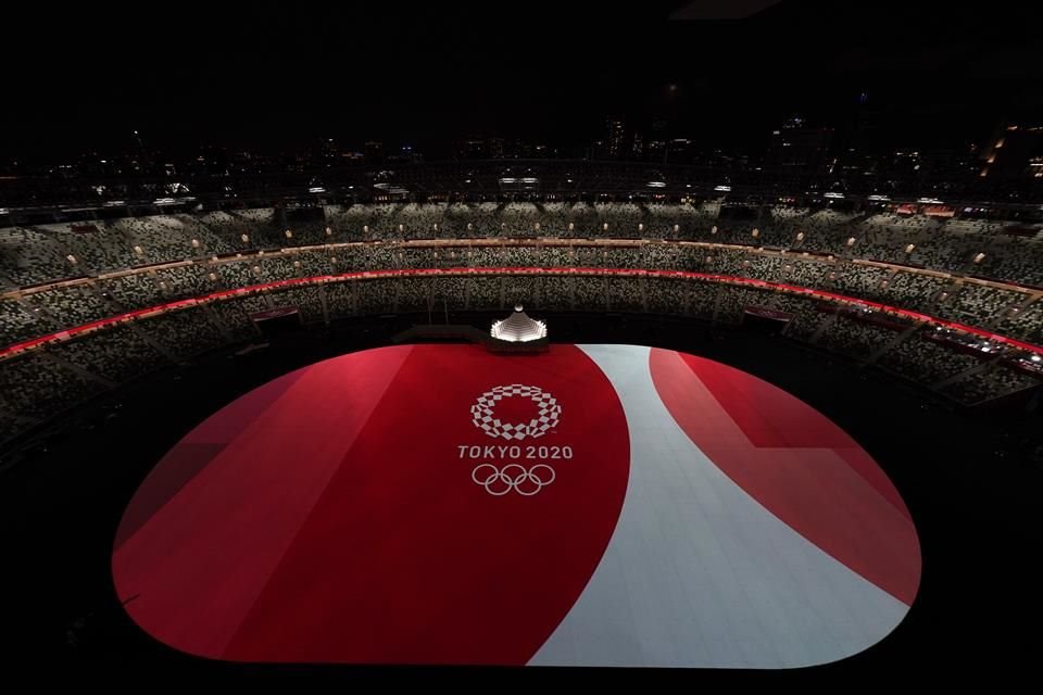 El escenario donde encenderá la llama olímpica.