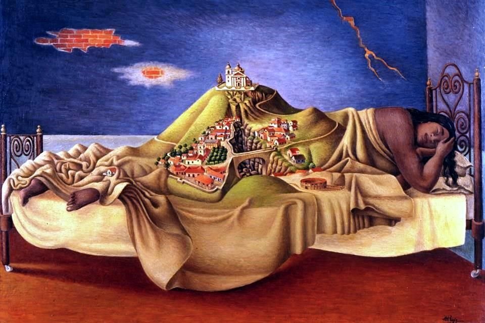 Otra de las piezas presemyes es de Antonio Ruiz 'El Corcito': 'El Sueño de la Malinche', de 1939.