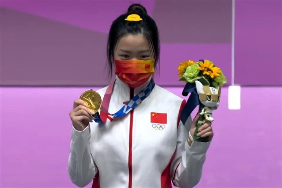 Qian Yang es la primera medallista de oro de la justa.