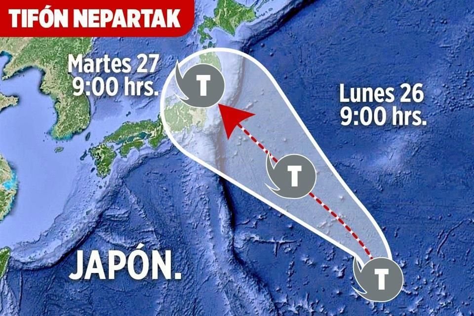 Tras sortear adversidades como la pandemia, Juegos de Tokio ahora se ven amenazados por el tifón Nepartak, que podría tocar tierra mañana.