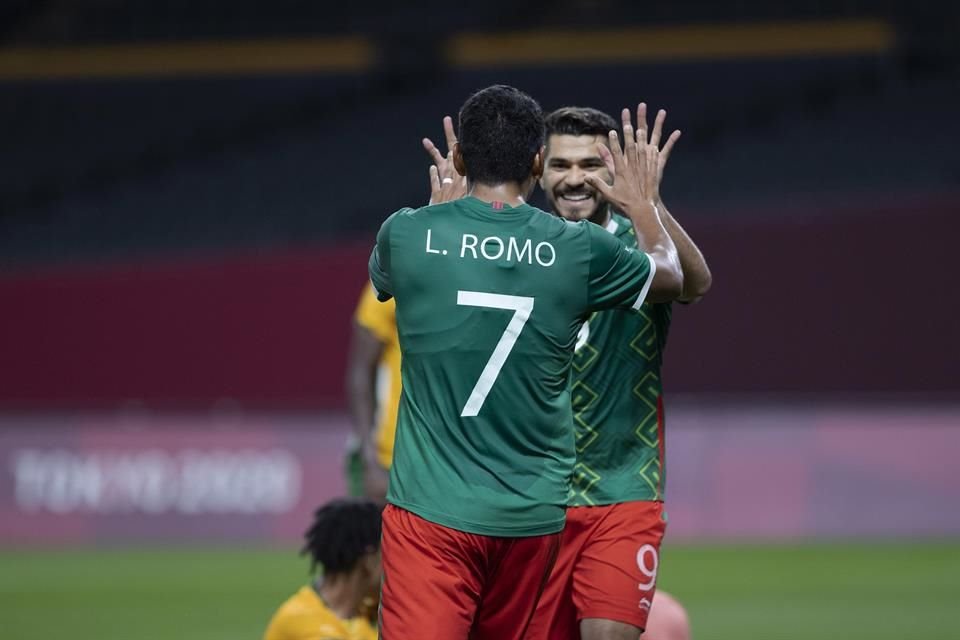 Romo y Martín también se hicieron presentes en el juego.