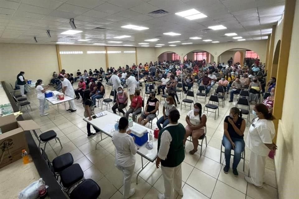 En Tamaulipas han tenido alta afluencia en los puntos de vacunación.