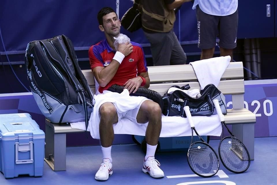 Novak se quedó sin entrar al podio en Tokio.