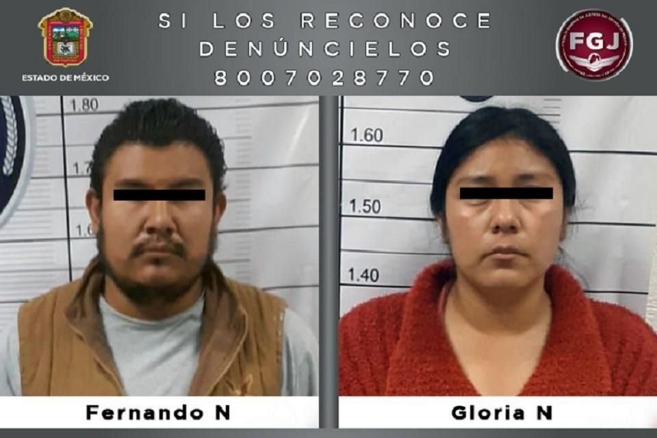 Fernando y Gloria fueron vinculados a proceso por el asesinato de Silver, el pasado 25 de julio, en Tlalnepantla.