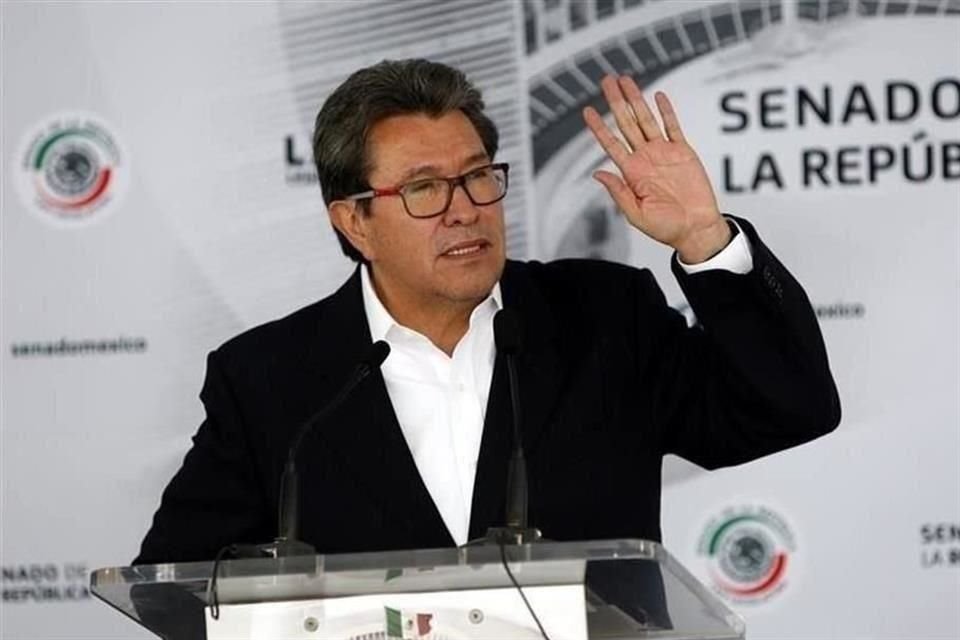 Ricardo Monreal, coordinador de los senadores de Morena.