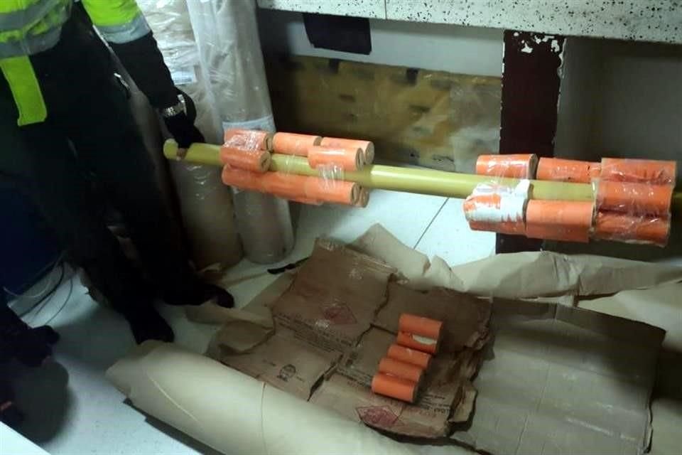 La Policía de Colombia dijo que los 67 kilos de material explosivo incautado iban a ser usados en un atentado en Bogotá.